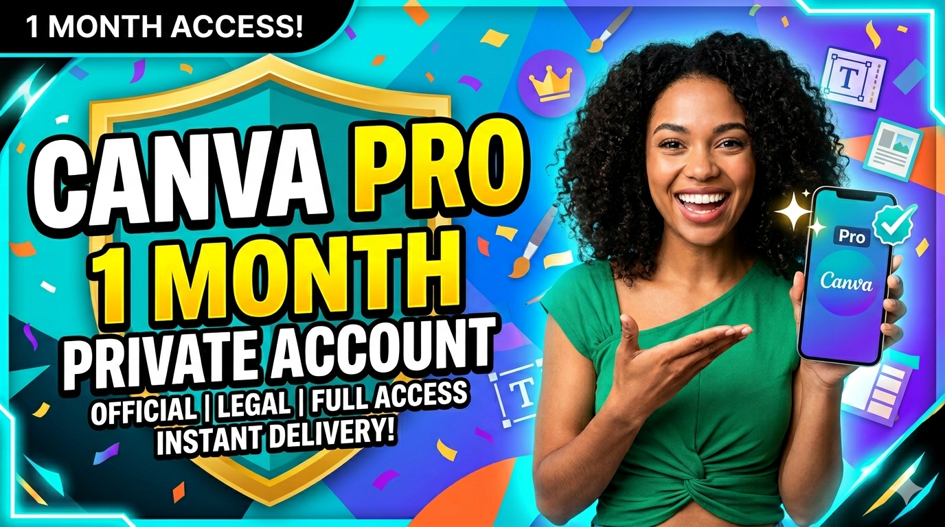 Canva Pro 1 Month Subscription - Private Account