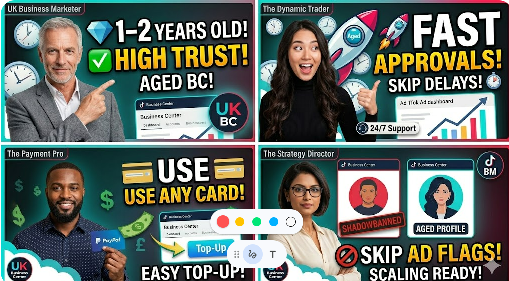 Aged  TikTok Ads Business Center Account (1–2 Years • Verified • Prepaid • High Trust)