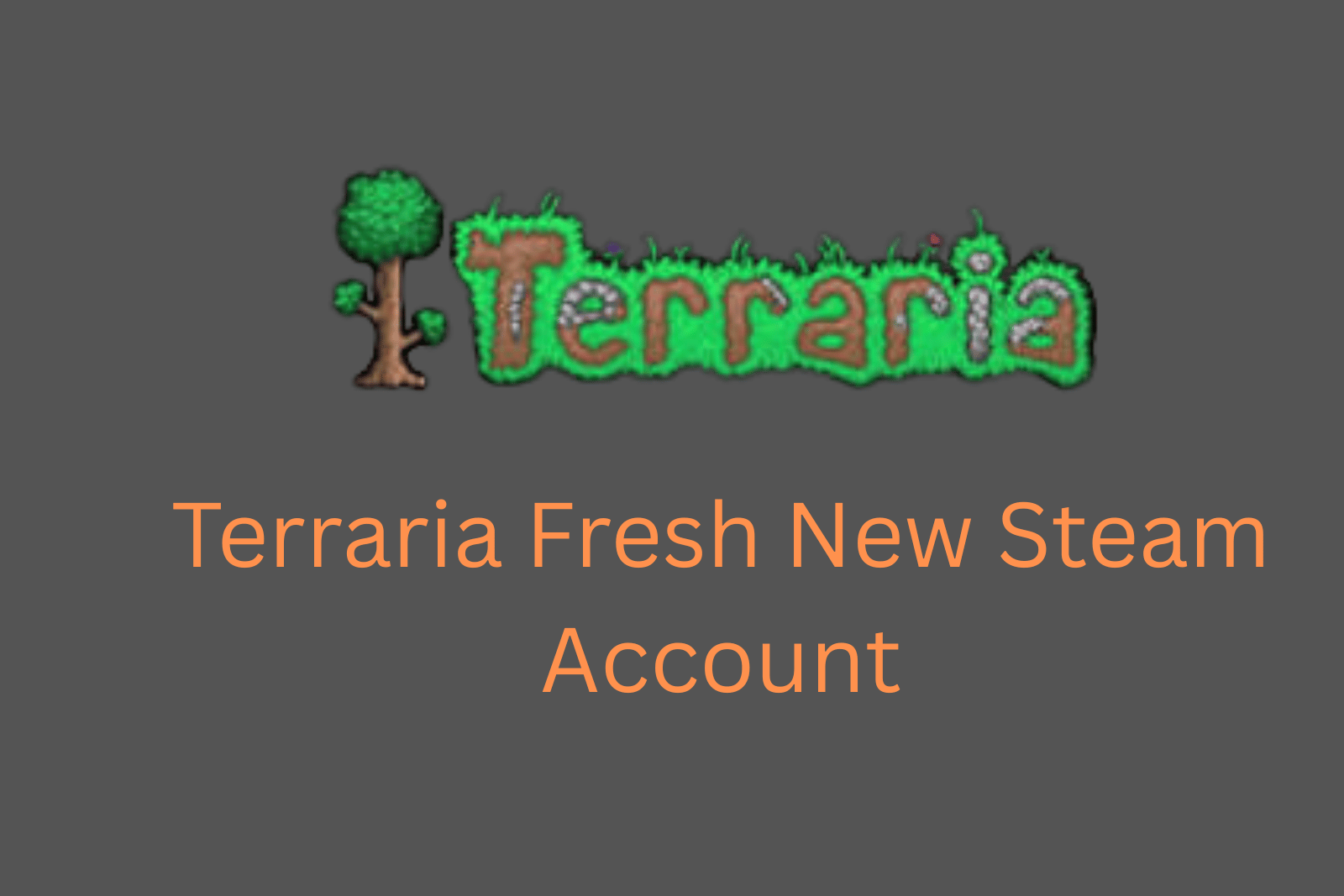 Terraria Fresh New Steam Account | 0 Hours Played | Changeable Data | Fast Delivery