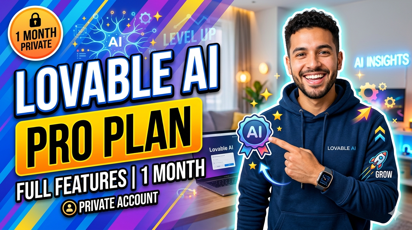 Lovable AI Pro Plan (1 Month)  Private Account - Full Features