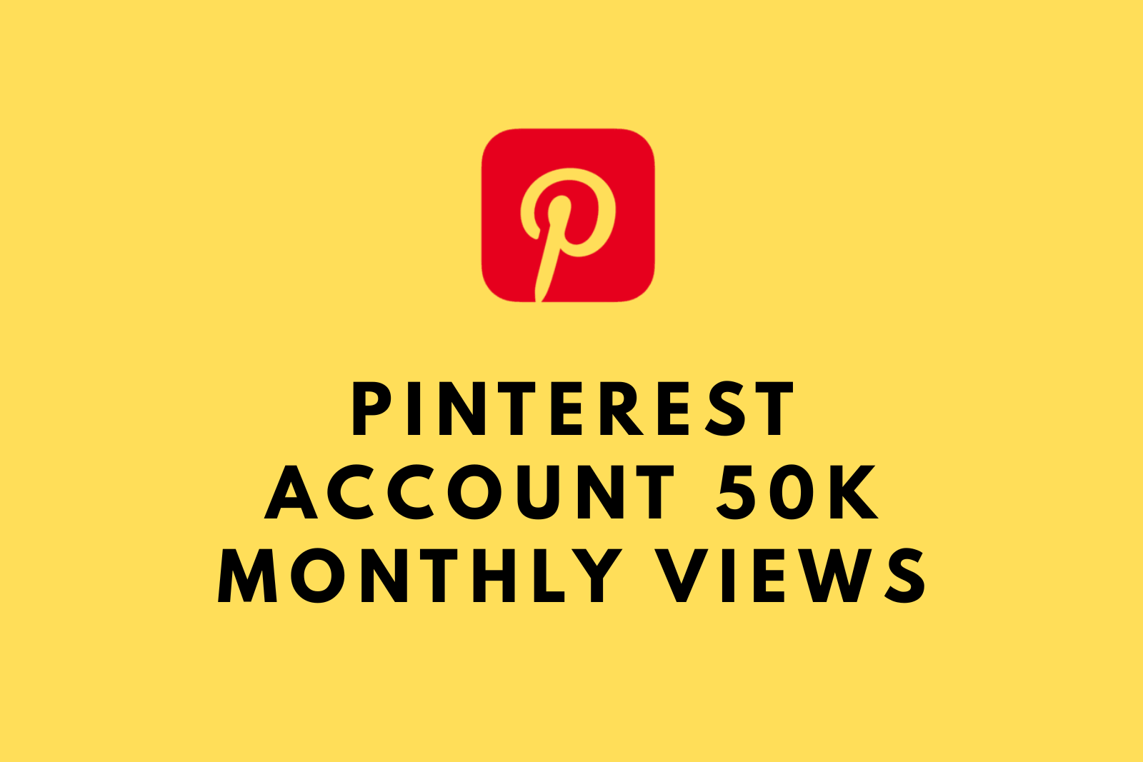 Buy Pinterest Account | 50K Monthly Views | Organic Reach Account | PE2P Slide 1
