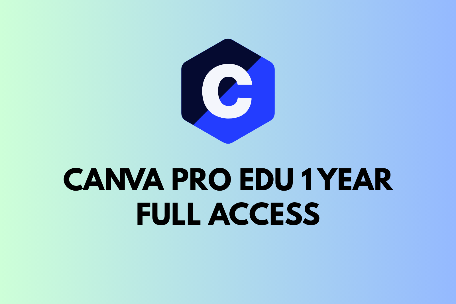 Canva Pro EDU 1 Year Full Access | Private Account or Your Email | Fast Delivery Slide 1