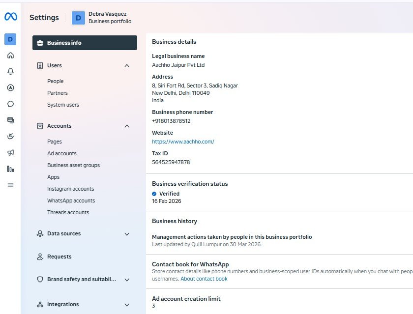 Buy Verified BM 3 | Facebook Business Manager Account Slide 1