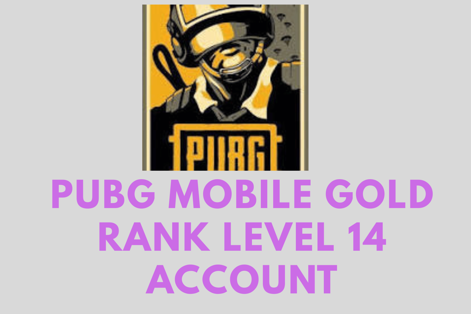 PUBG Mobile Gold Rank Level 14 Account for Sale | Middle East Server | Full Access