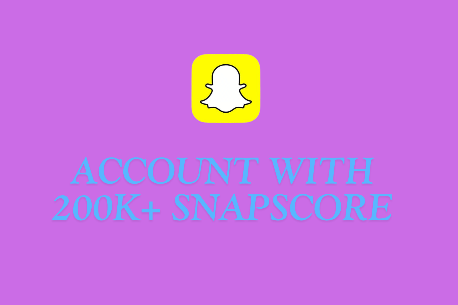 Snapchat Account | 200K Snap Score | Not Botted | Verified Email | Full Access Slide 1